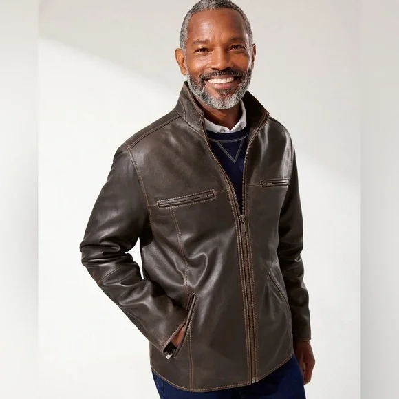 Bahama Leather Jacket Tommy Bahama Men's Jackets Tommy Bahama